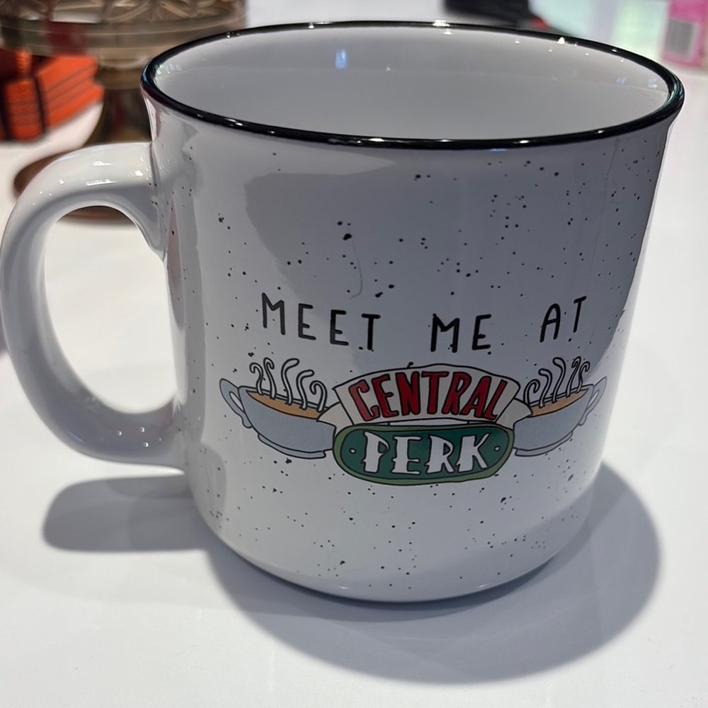 FRIENDS Central Perk Mug - White and Black